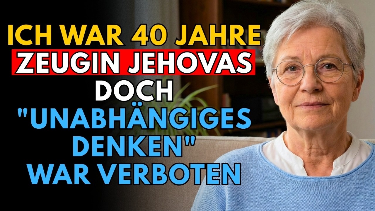 WAHRE GESCHICHTE 👵💔 40 Jahre Zeugin Jehovas – bis ich lernte, dass DENKEN SÜNDE ist