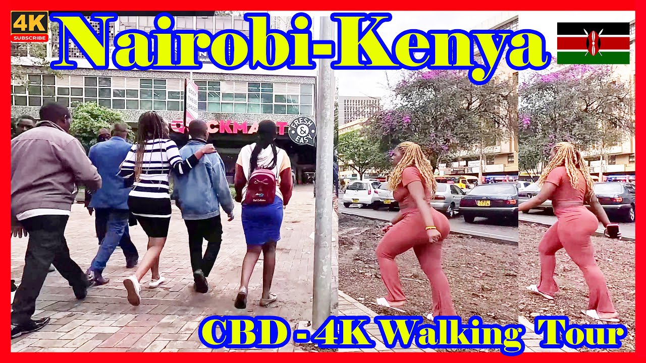 🇰🇪Nairobi CBD Walking Tour in 4K | Real City Streets & Urban Life