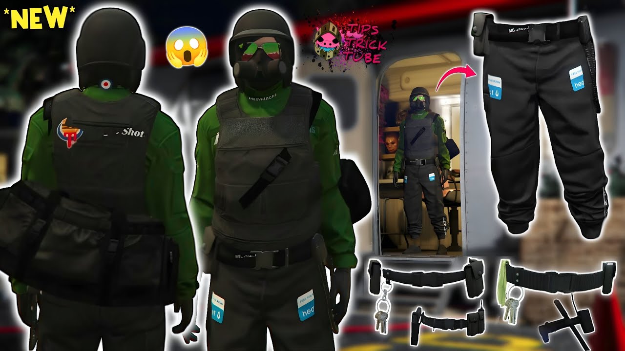 How To Get Black Joggers With Racing Logo In GTA 5 Online 1.70! (Modded Outfits GTA 5)