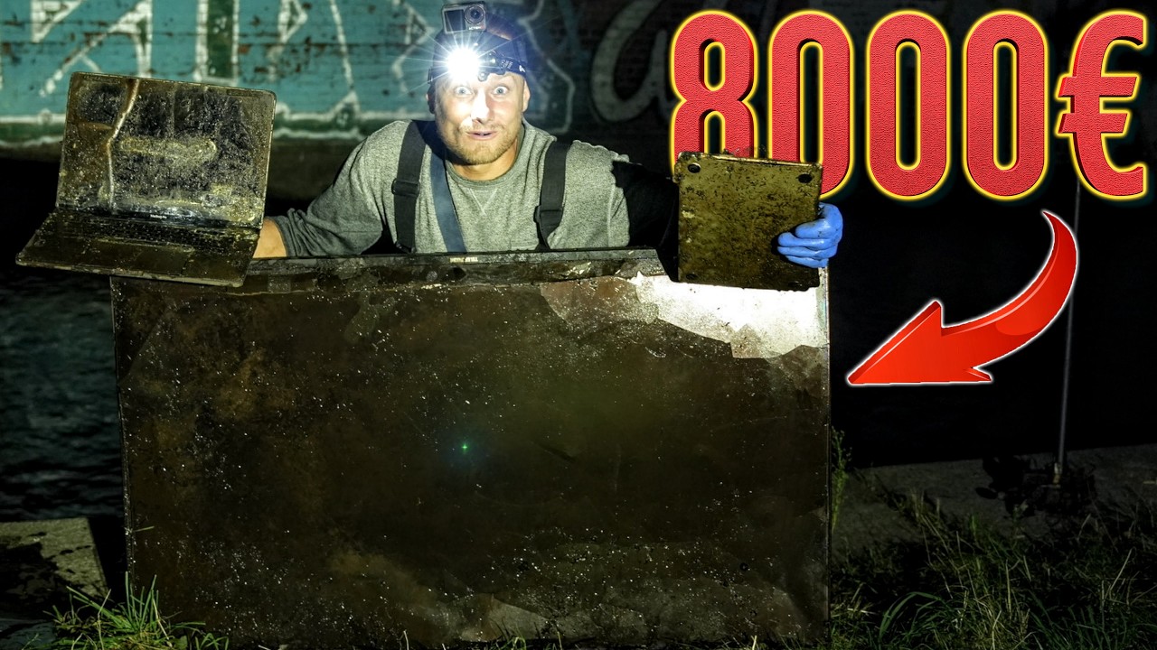 MAGNETFISCHEN: 8000&euro; WERTGEGENST&Auml;NDE im Fluss GEFUNDEN!! 🤯 (Schatzsuche)