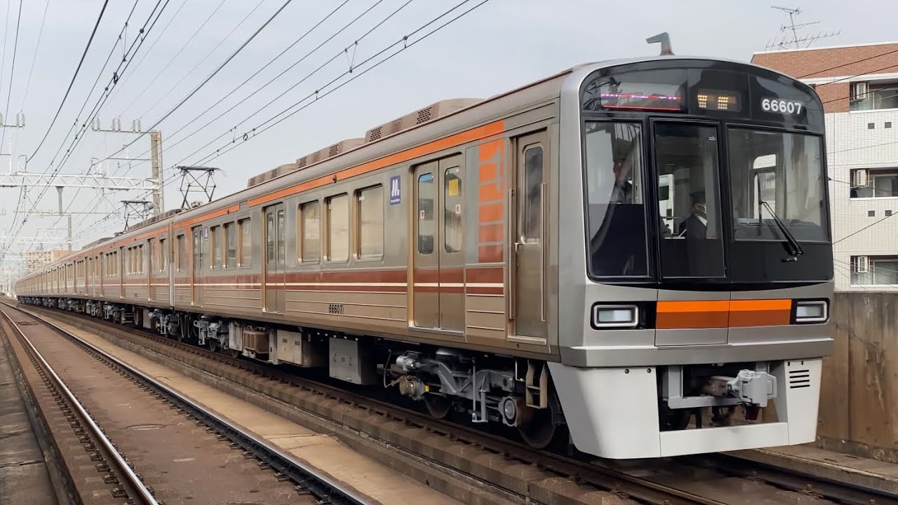 ［66系更新車試運転］大阪メトロ66607F東吹田出場試運転