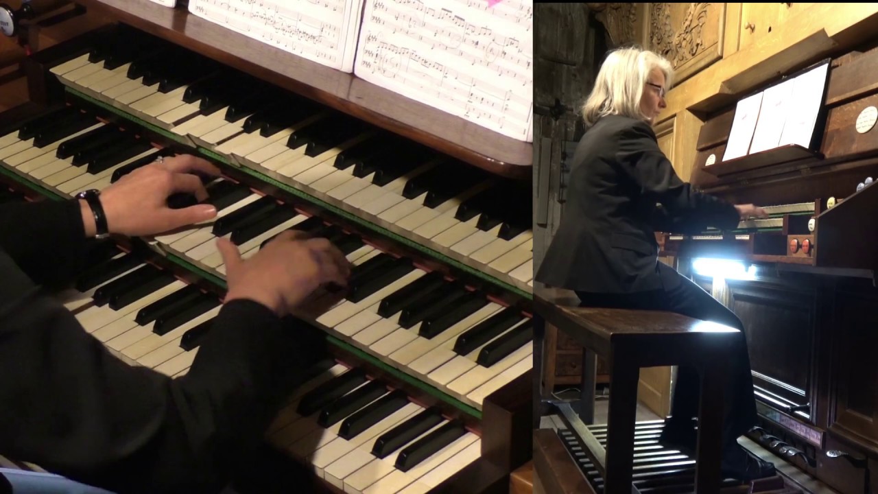 César Franck Prière op. 20 - Ann Dominique Merlet, l'orgue de l'eglise Saint-Laurent Paris X