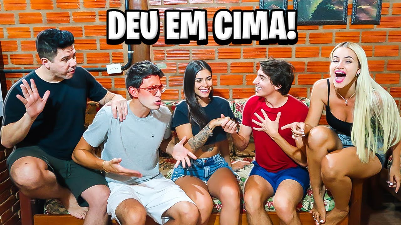 MEU AMIGO ME DEU UM CANTADA NO MEIO DO VÍDEO!!!