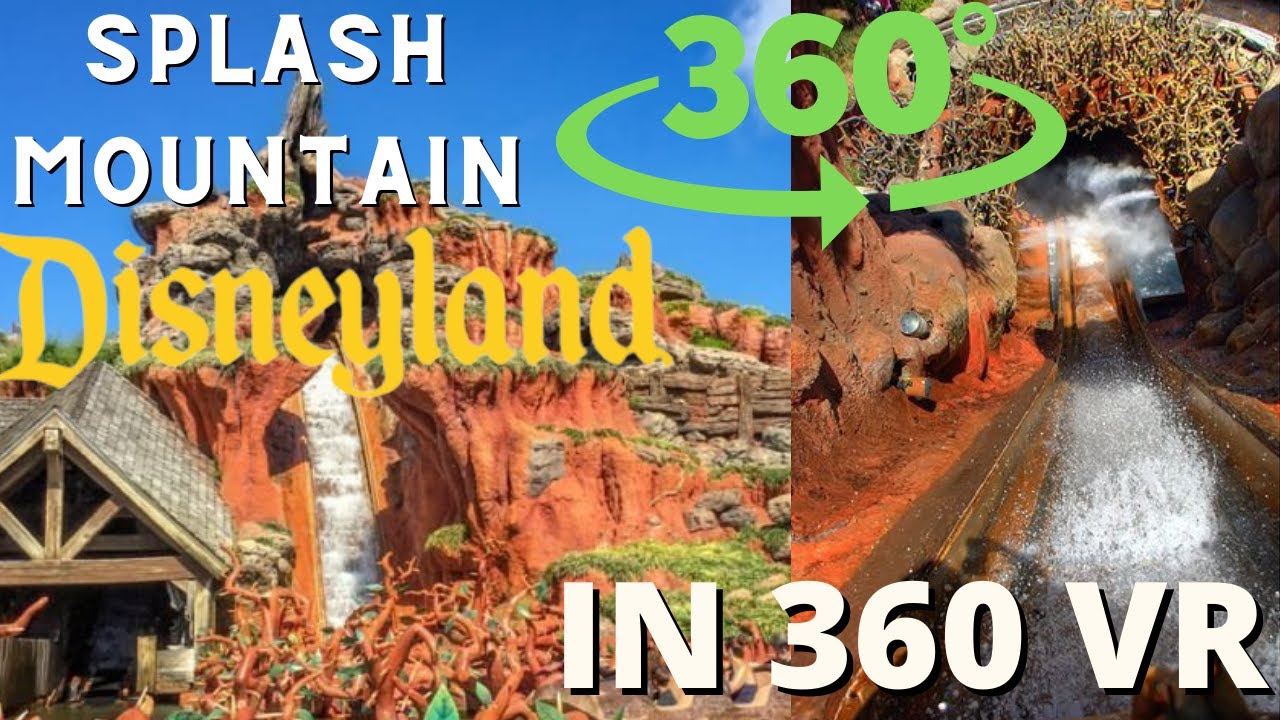 Experience the THRILL of Disneyland's Splash Mountain in 360 VR!