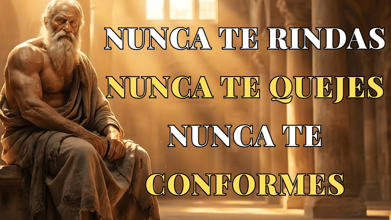 Nunca debes rendirte, nunca quejarte y nunca conformarte | ESTOICISMO