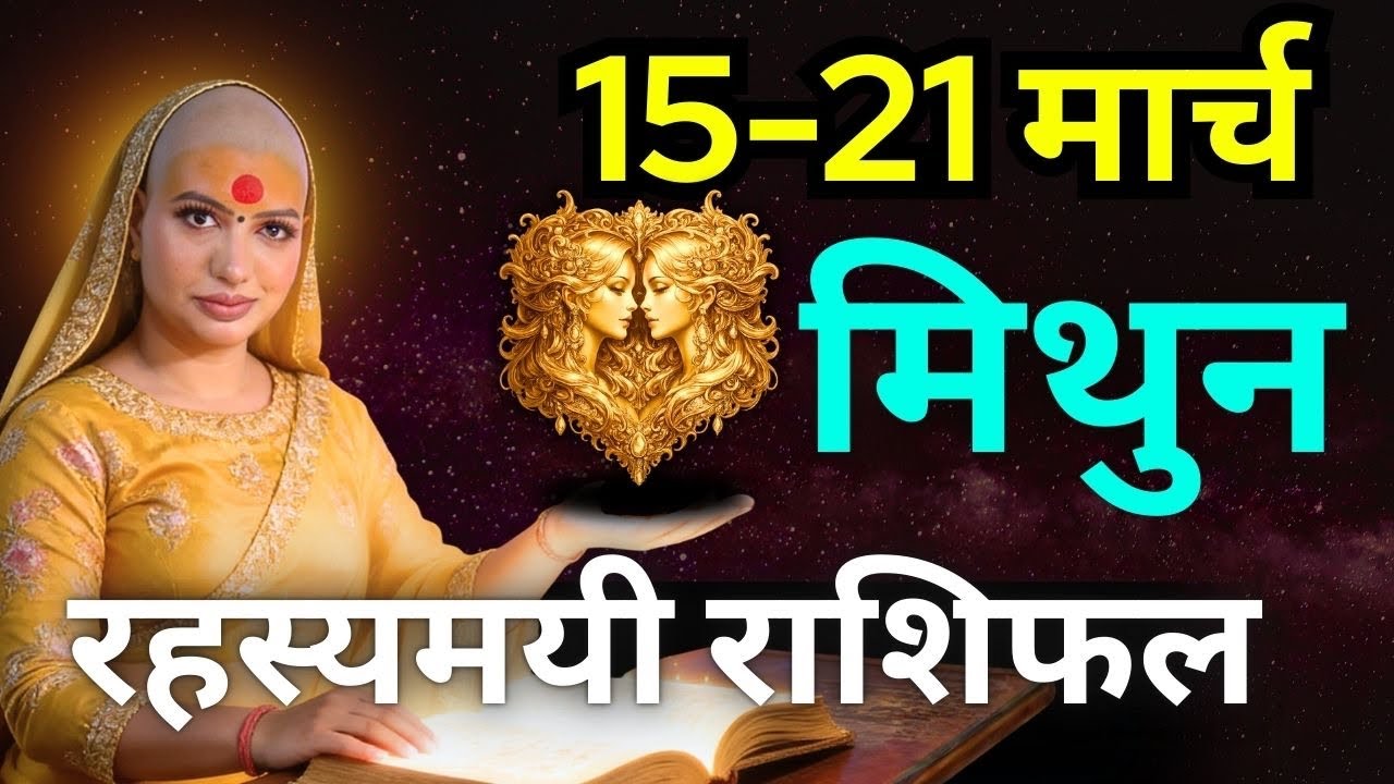 मिथुन राशिफल 2026 | 15-21 मार्च राशिफल | साप्ताहिक राशिफल | Mithun Rashifal    
