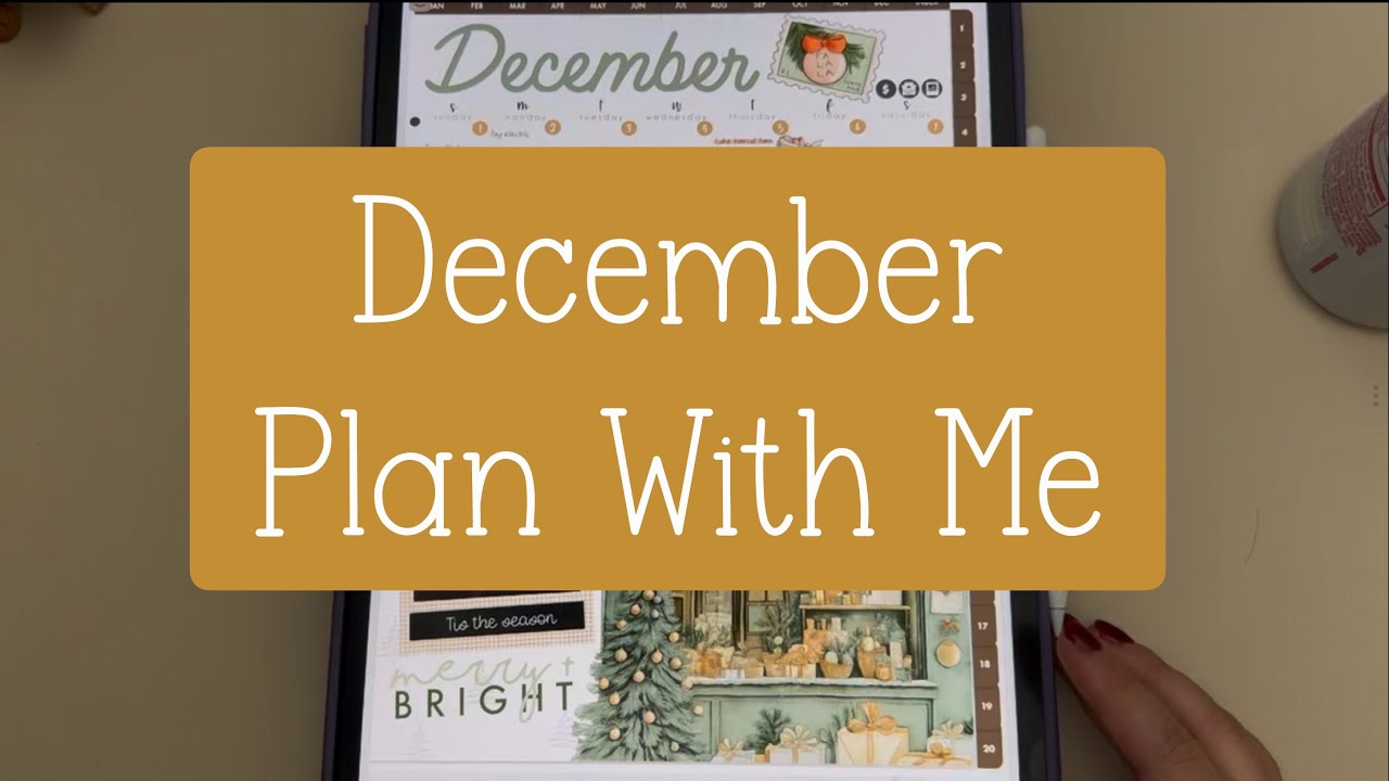 December 2024 Plan with Me | Breezy Organization