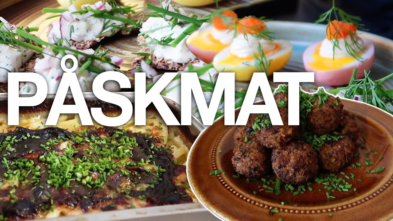 Påskmat | Gubbröra | Janssons frestelse | Veganska köttbullar