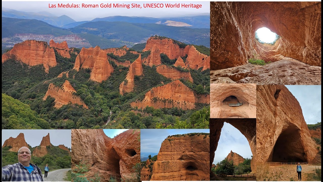 Las Médulas Roman Gold Mine created Landscape: UNESCO World Heritage in Spain