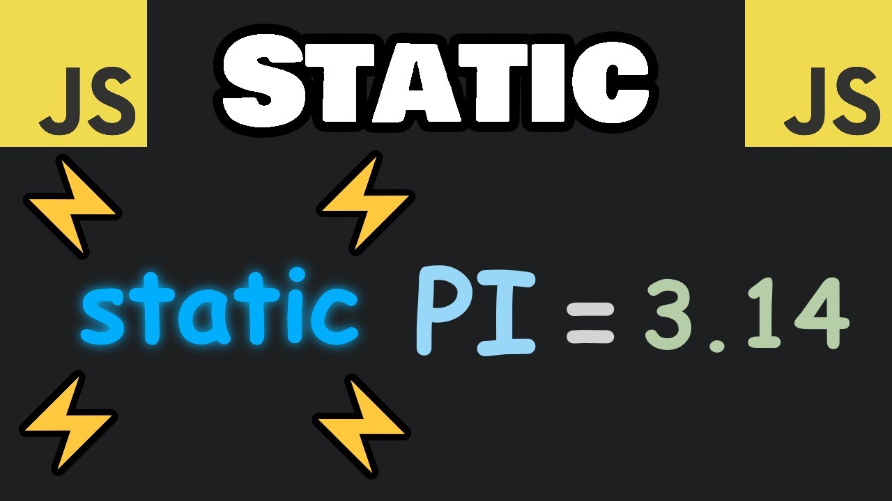 Изучите ключевое слово JavaScript STATIC за 8 минут! ⚡