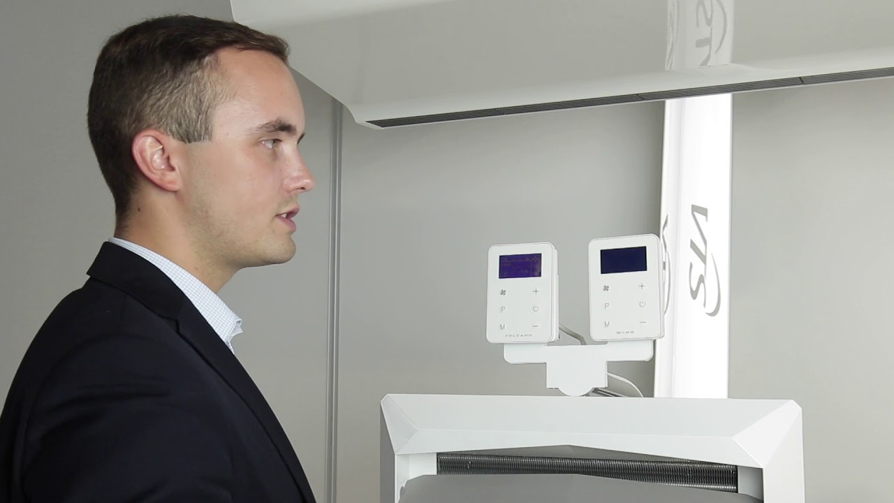 Nagrzewnica wodna VOLCANO EC - podstawowe programowanie sterownika