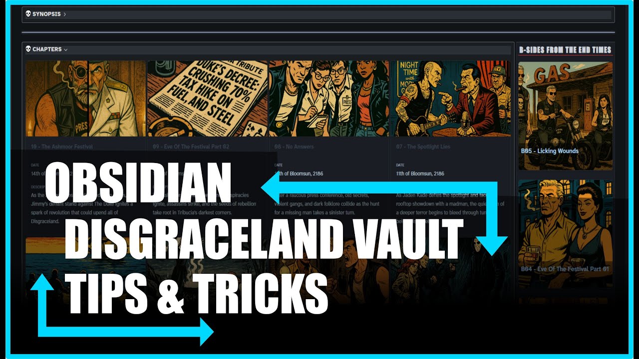 Obsidian Disgraceland & Blank Vault Tips & Tricks
