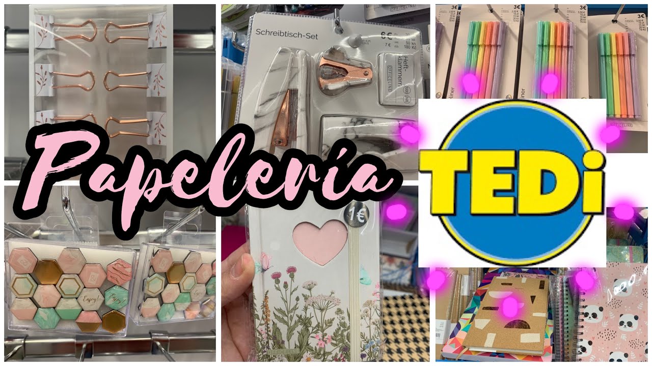 TEDI. PAPELERÍA BONITA🪄📒❤️
