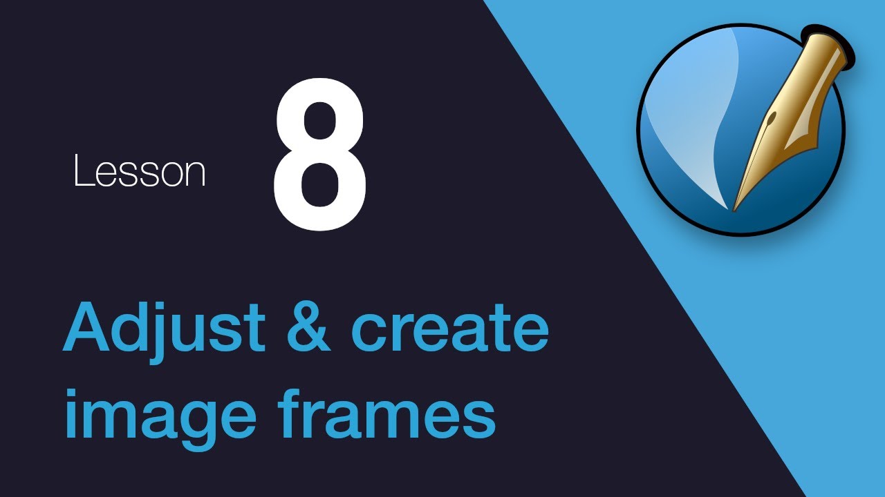 8) Adjust and create image frames in Scribus