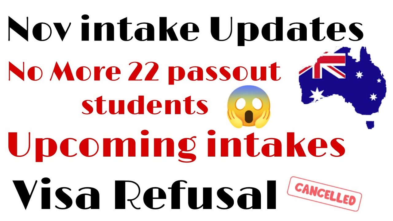 November intake Updates Australia 🇦🇺 | Upcoming intakes 😱#australia