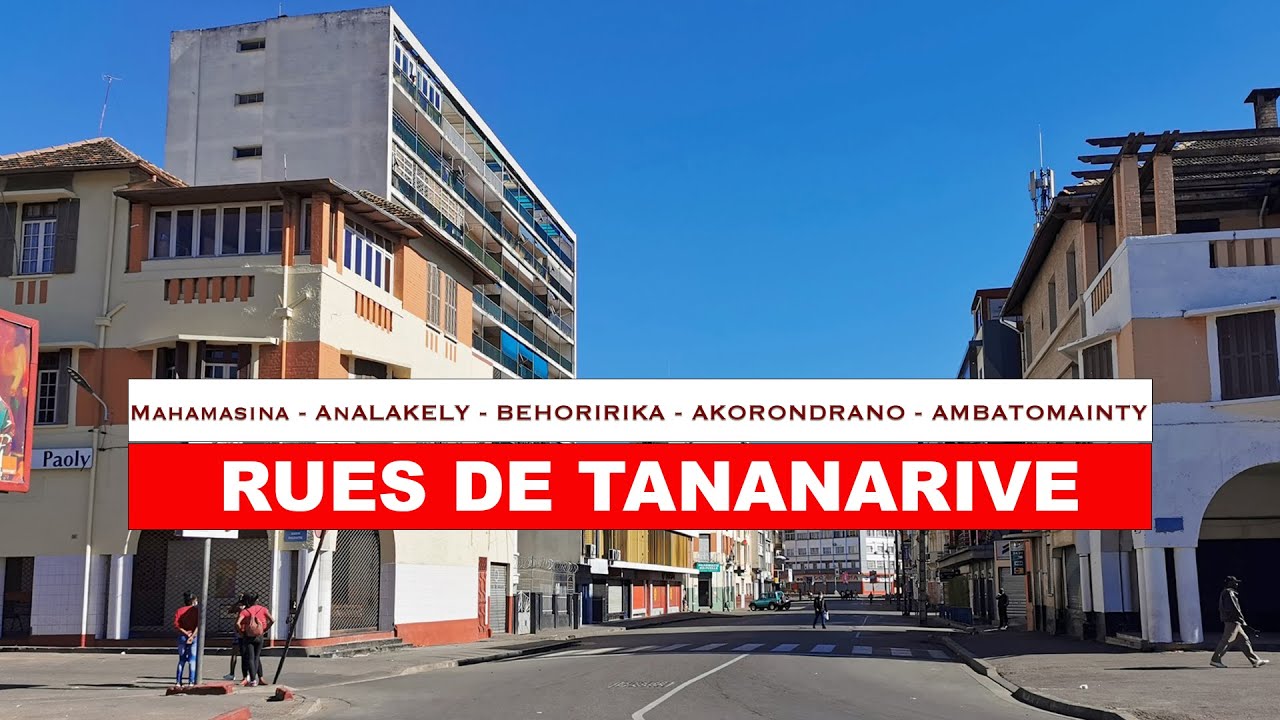 RUE DE TANANARIVE - MADAGASCAR 2025 4K - MAHAMASINA - ANALAKELY-BEHORIRIKA - ANKORONDRANO- ALAROBIA