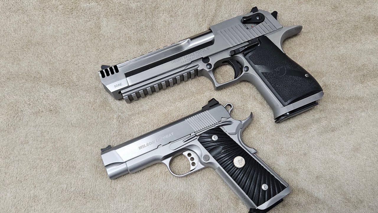 Desert Eagle 50ae vs. Wilson Combat 1911. Are they similar?