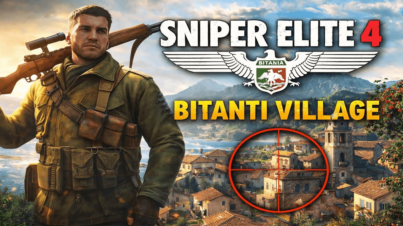 Sniper4 Elite - Mission Bitanti Village Part-1 #gameplay #gaming #sniperelite #trending #viral #game