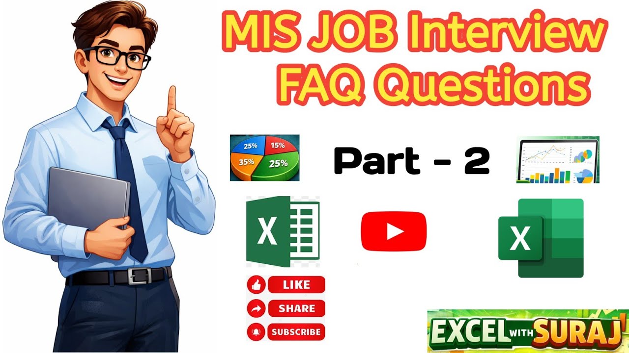 MIS Job Interview Important Questions 🔥 | Frequently Asked Questions | Part - 2| Hindi #excel #mis 