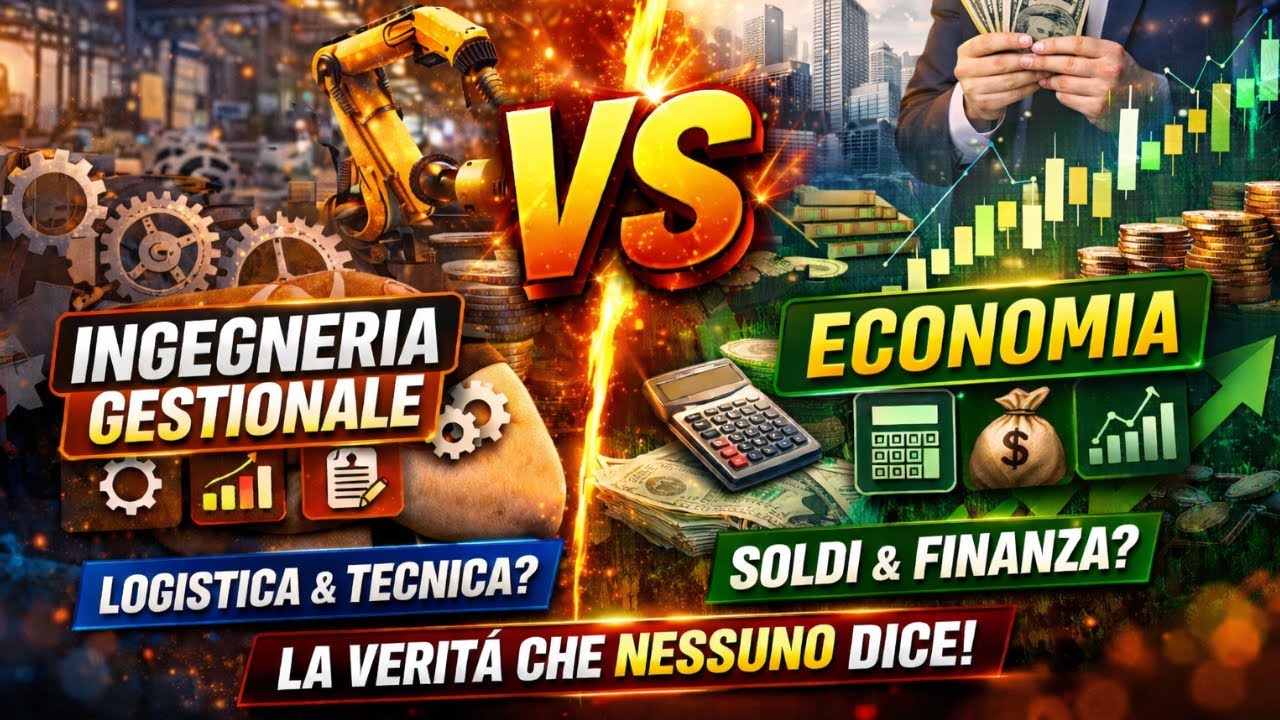 INGEGNERIA GESTIONALE vs ECONOMIA: quale scegliere DAVVERO?