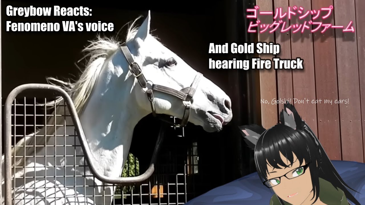 Greybow Reacts: Fenomeno VA's voice and Gold Ship hearing a Fire Truck