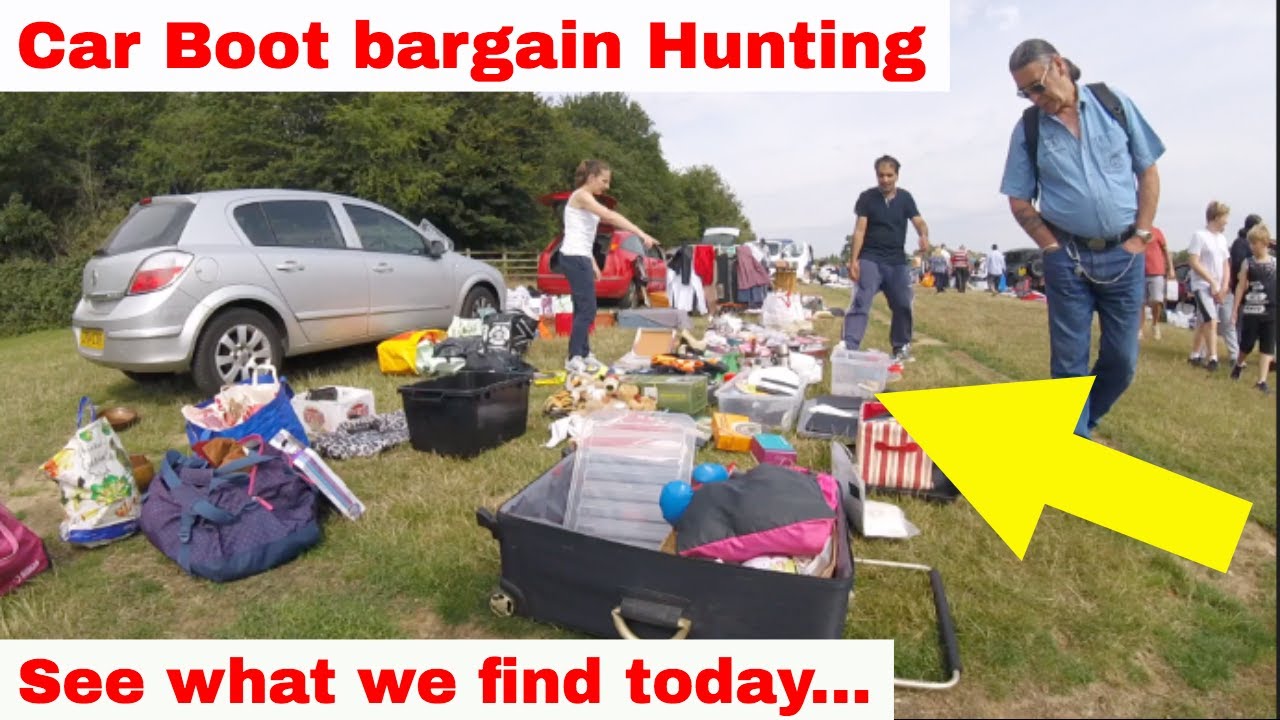 Car Boot Sale Bargain Hunting - GoPro footage - we fill the Mini...