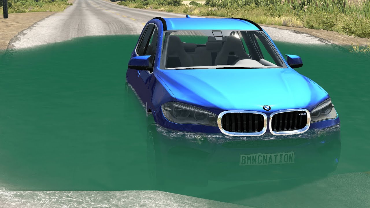 Cars vs Deep Water &ndash; BeamNG.Drive