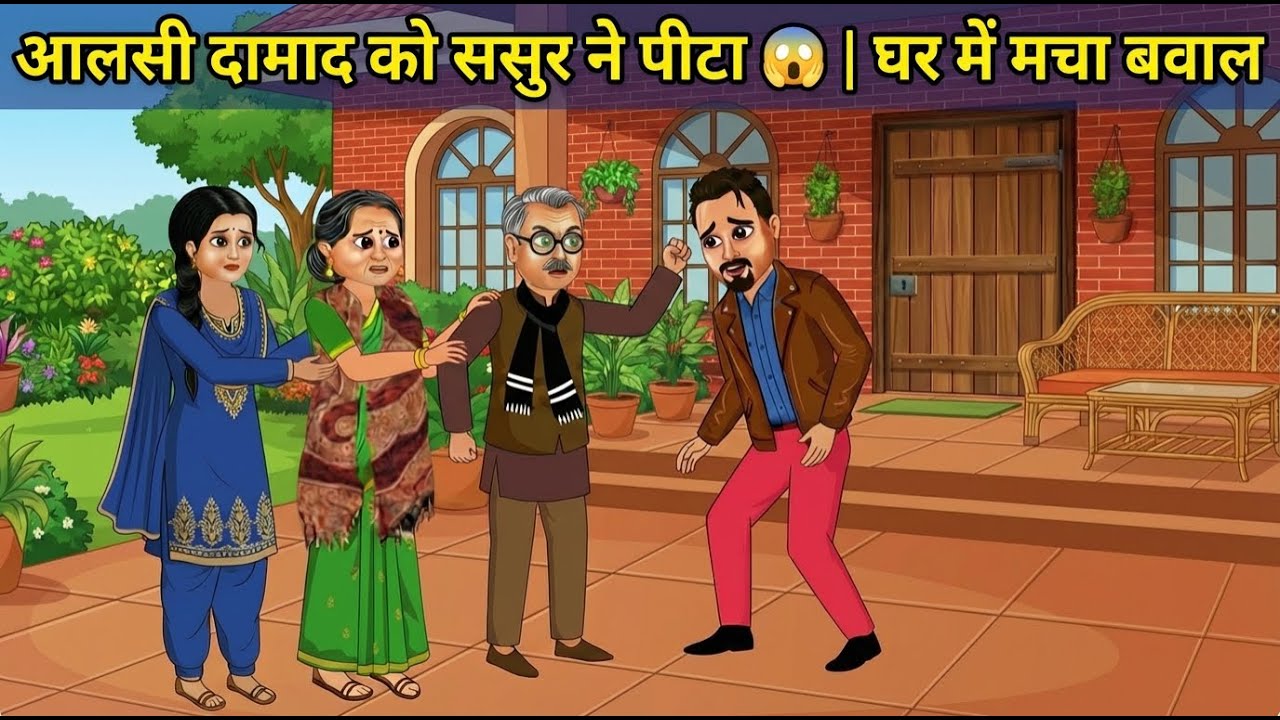 “कामचोर दामाद की ससुर ने कर दी धुनाई 😲 | घर में मचा हंगामा”