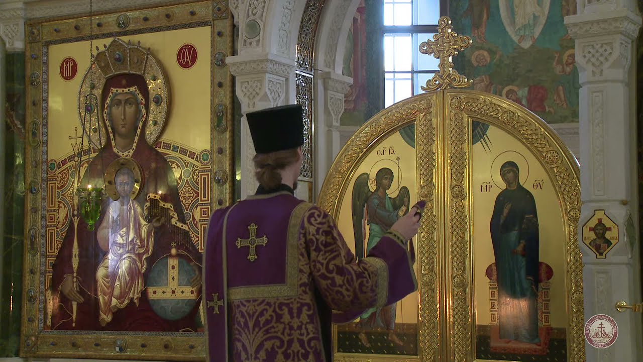 Вечерня с акафистом Страстям Христовым. Неделя 2-я Великого Поста
