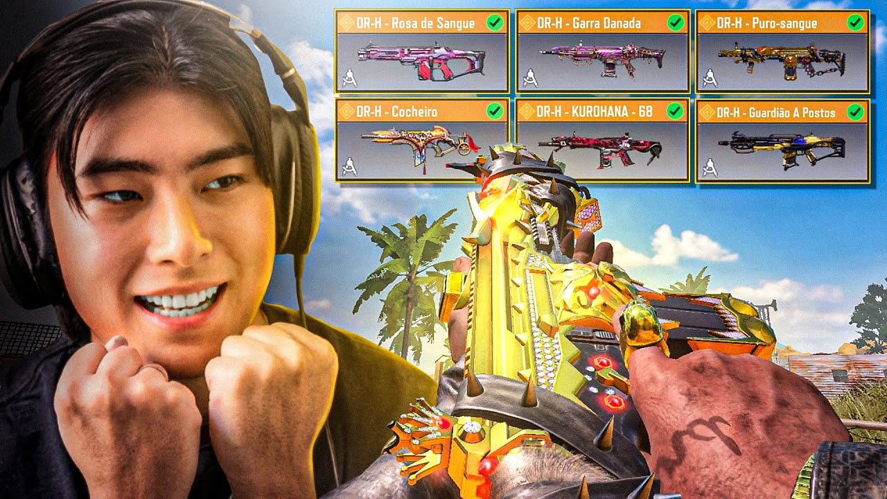 Comprei a DR-H PURO SANGUE e completei minha coleção de LENDÁRIAS! (COD MOBILE)