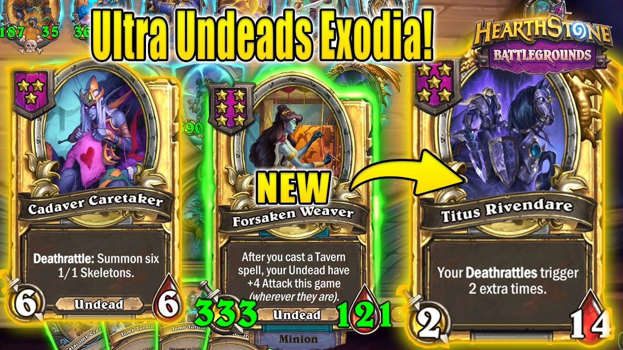 I Made The Ultra Undeads Exodia Build After Balance Patch! | Christian Hearthstone Battlegrounds