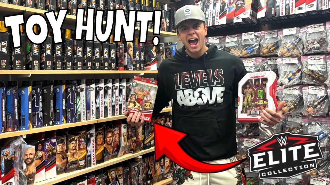 WWE TOY HUNT with BROTHA DINK!
