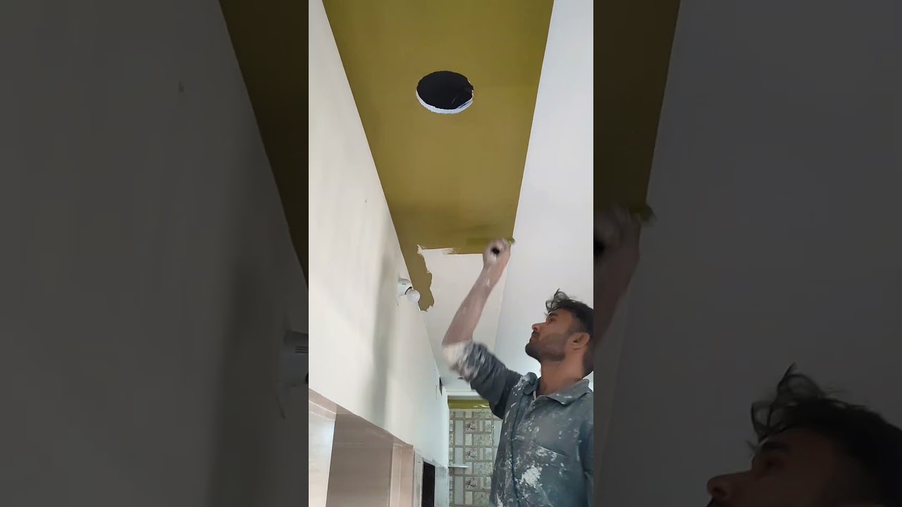 pop wall painting for living room #shortvideo #pop #wallpainting #painter #colour