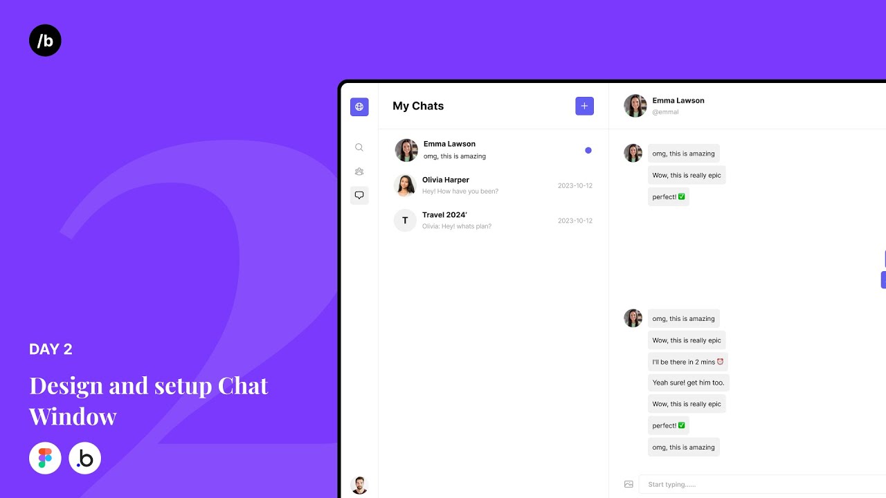 Build Chat application with no-code | Day 2 | Free Bubble.io tutorial