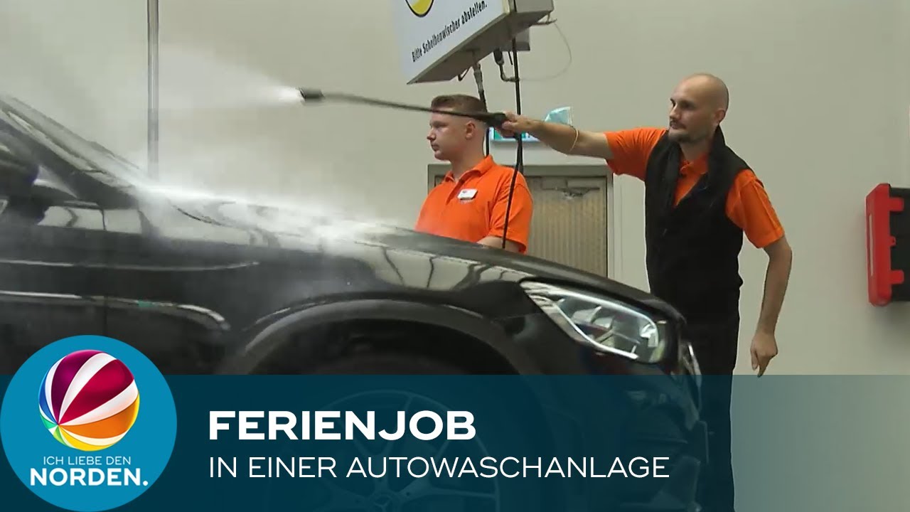 Hinter den Kulissen einer Autowaschanlage: Unser Reporter packt in Hannover mit an