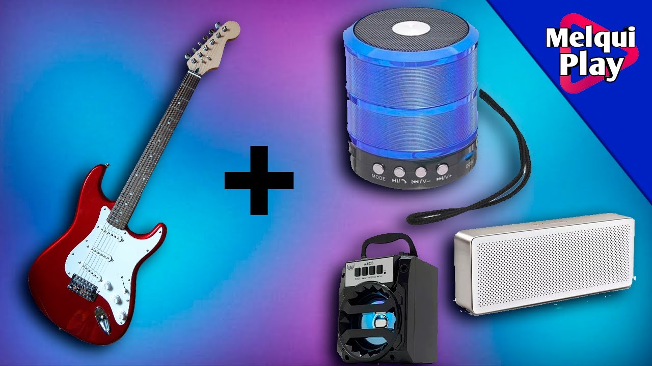 COMO CONECTAR A GUITARRA EM UMA CAIXINHA DE SOM QUALQUER ( PELA ENTRADA AUXLIAR )