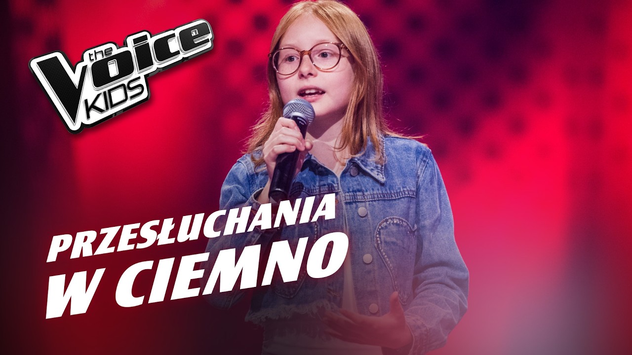 Lilia Snuzik-Śliwa - &bdquo;You Are Not Alone&rdquo; - Przesłuchania w ciemno | The Voice Kids Poland 9