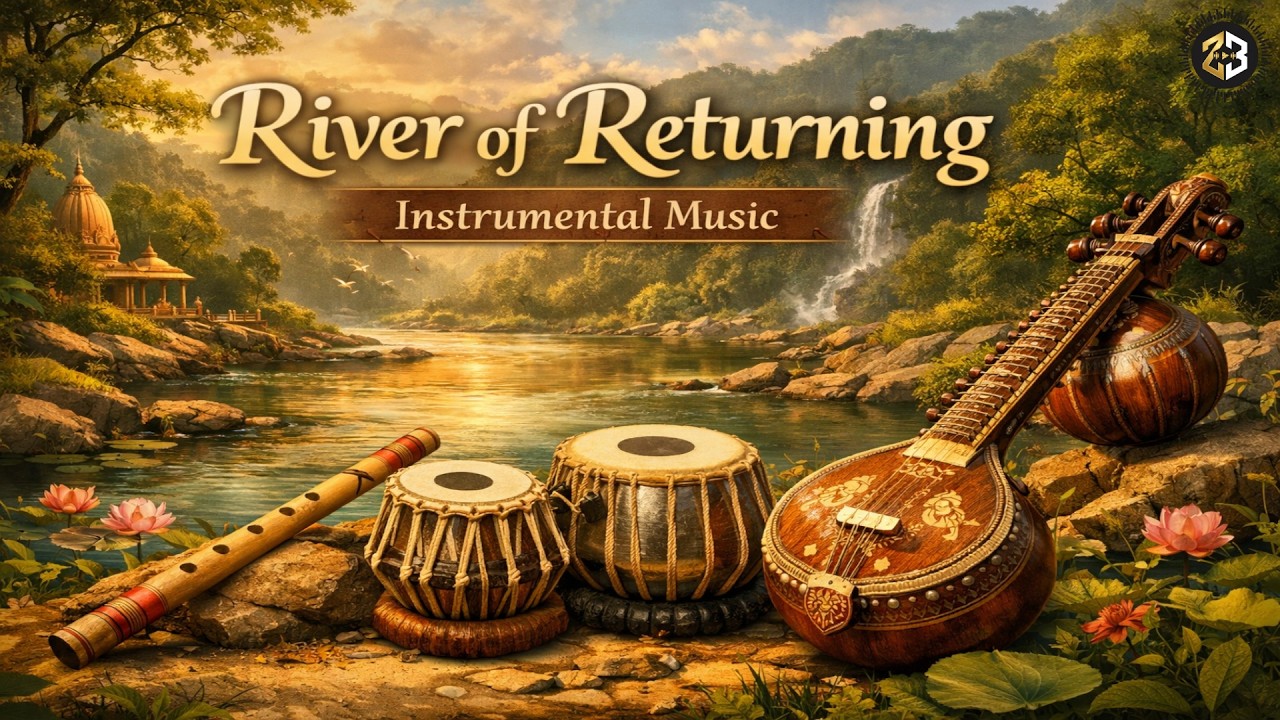 River of Returning – Deep Ambient Indian Fusion Instrumental | Sitar, Bansuri & Tabla Music
