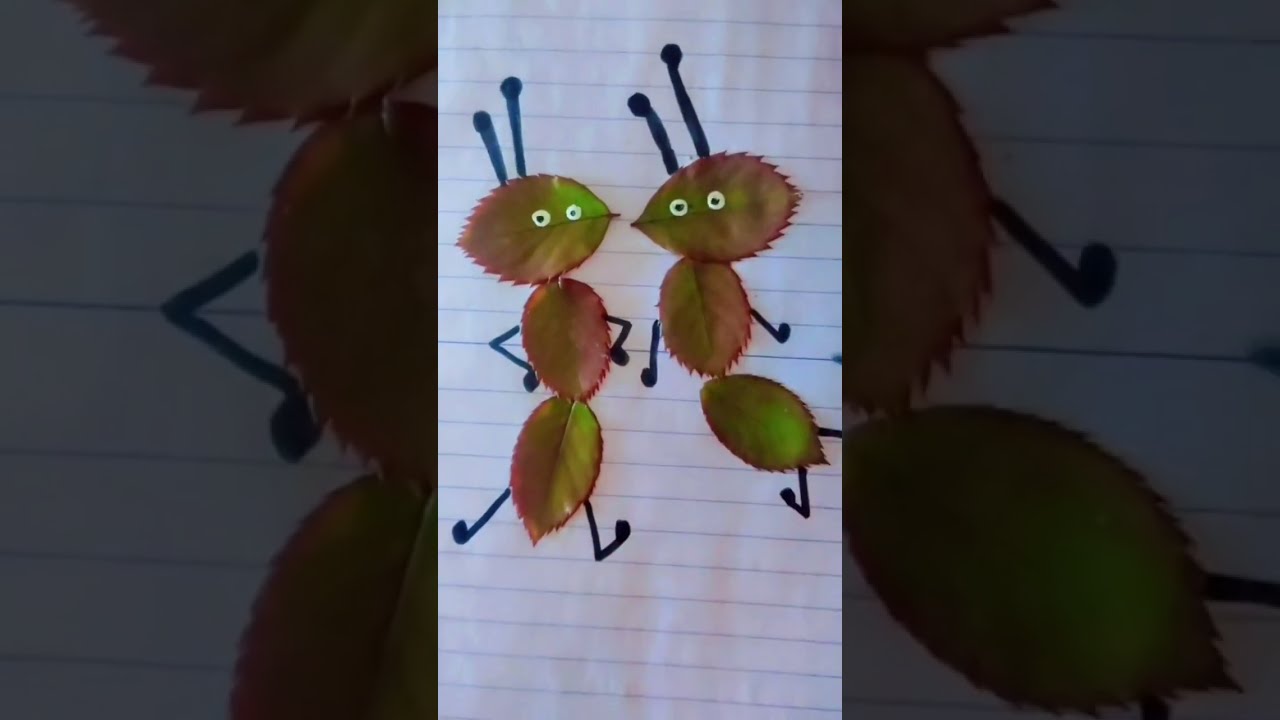 Creating a leaf for your bestie @art @viralhog @AnandArtandCraftStudio @ViralVideoC2 