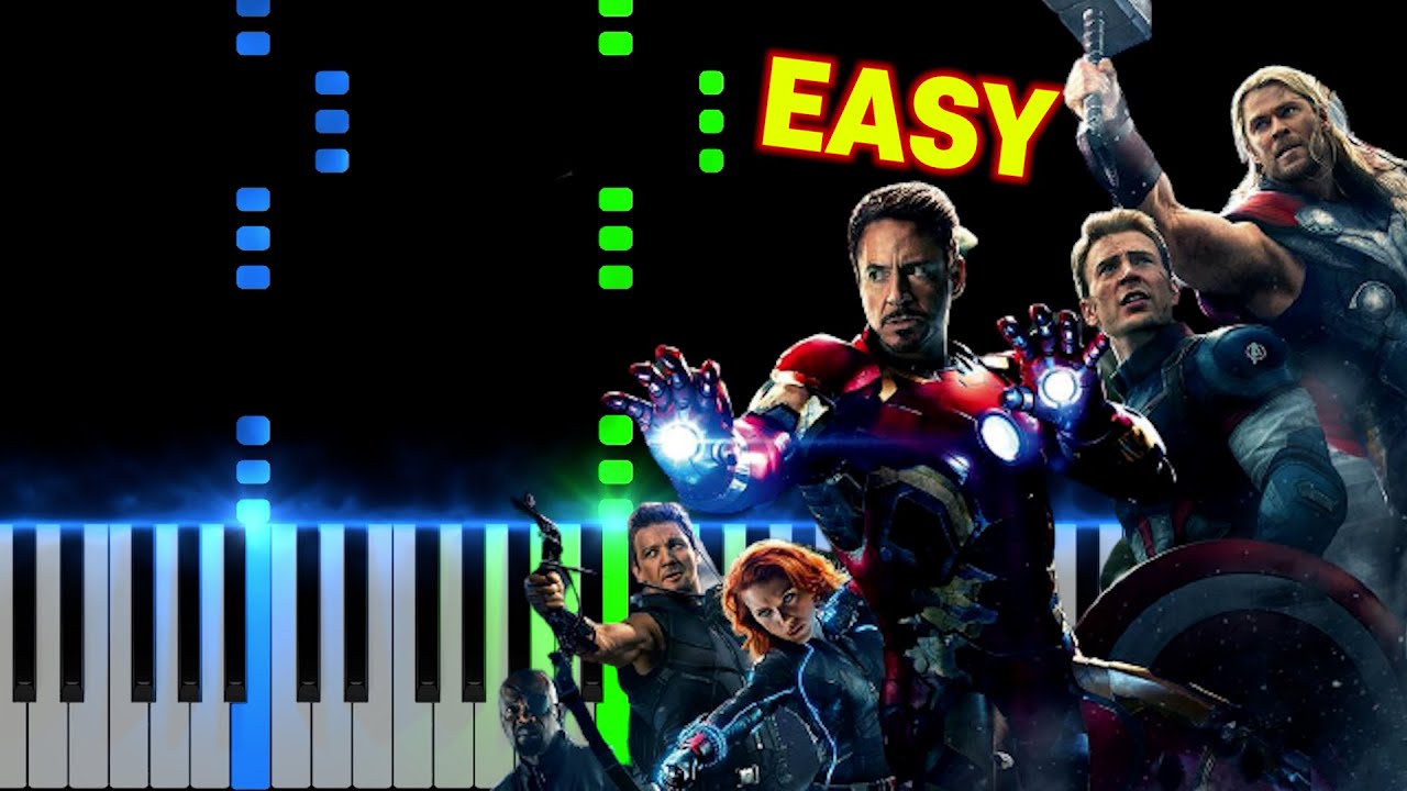 Avengers Age of Ultron - Heroes | EASY Piano Tutorial