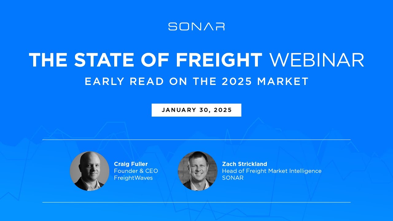 The State of Freight Webinar: Early Read on the 2025 Market