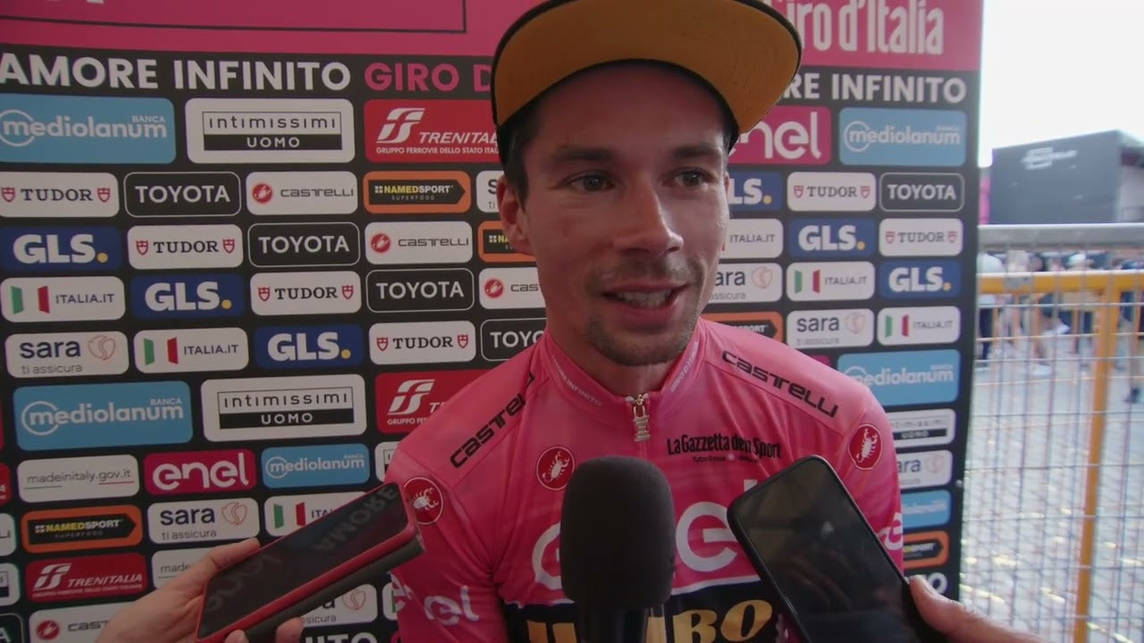 Primož Roglič comments on his first Giro d'Italia victory