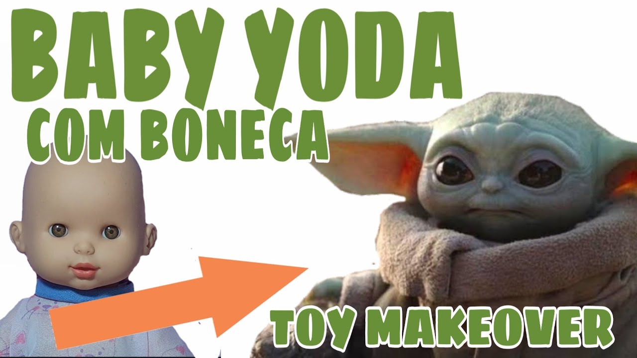 DIY - FAÇA UM BABY YODA EM CASA - PASSO A PASSO