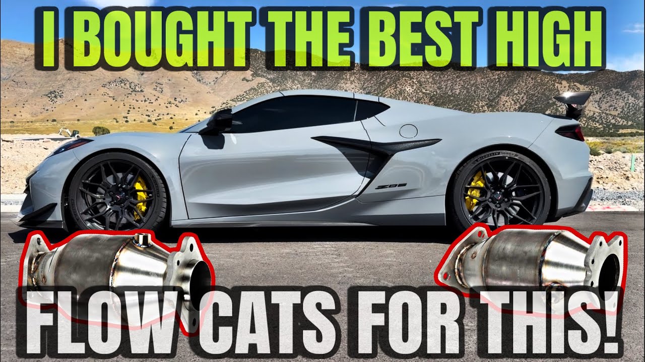 Мой C8 Corvette Z06 получил лучшие спортивные высокопроточные котлы, которые можно купить за деньги!