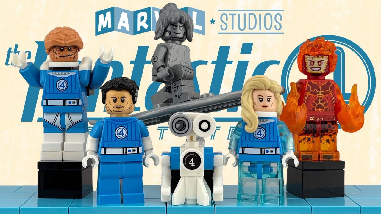LEGO Fantastic Four: Первые шаги | Как собрать всех главных героев