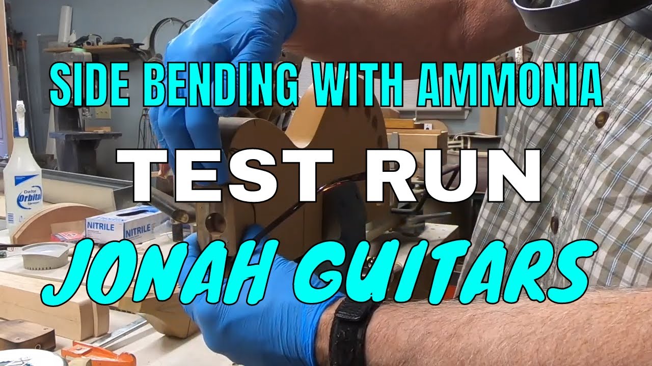 Тест на изгиб гитарных граней с помощью аммиака в JONAH GUITARS
