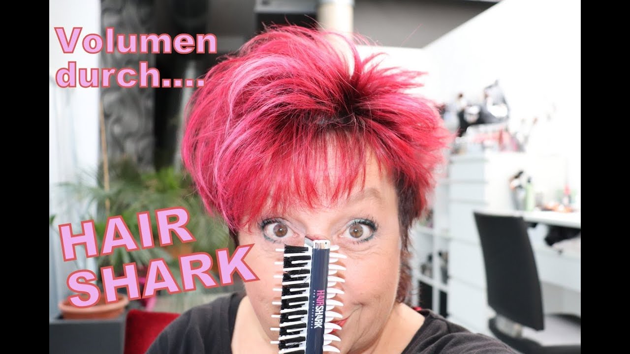 Hair Shark- Volumen am Oberkopf | Toupier Bürste | Haare toupieren einfach gemacht