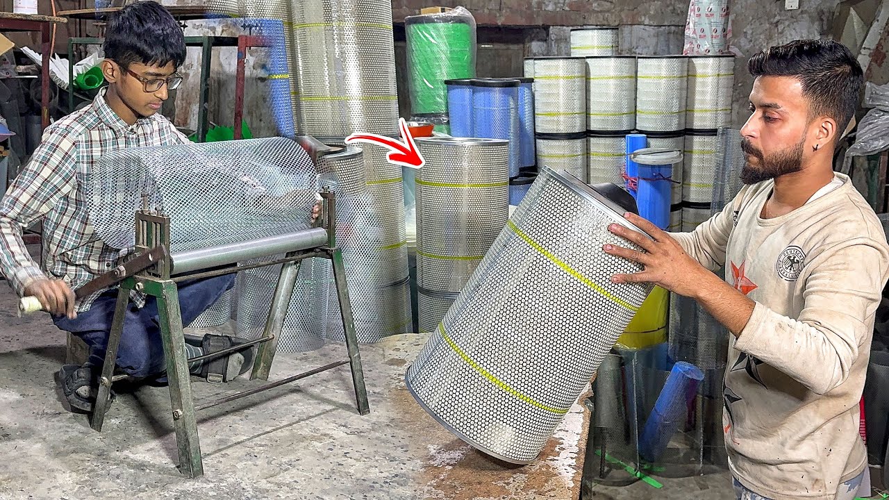 Shocking Process Behind Bus Air Filters Manufacturing!