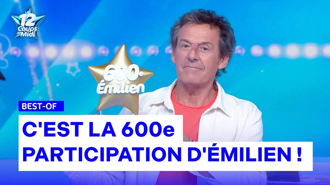 Émilien fête sa 600e participation ! 🎉 | Best-of | Les 12 Coups de Midi