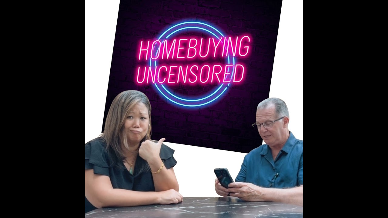 This is us. Hello. Nice to Meet you. We Are Homebuying Uncensored.